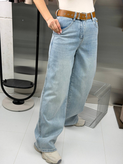 Брюки джинсовые женские арт. 8732 цвет "голубой"