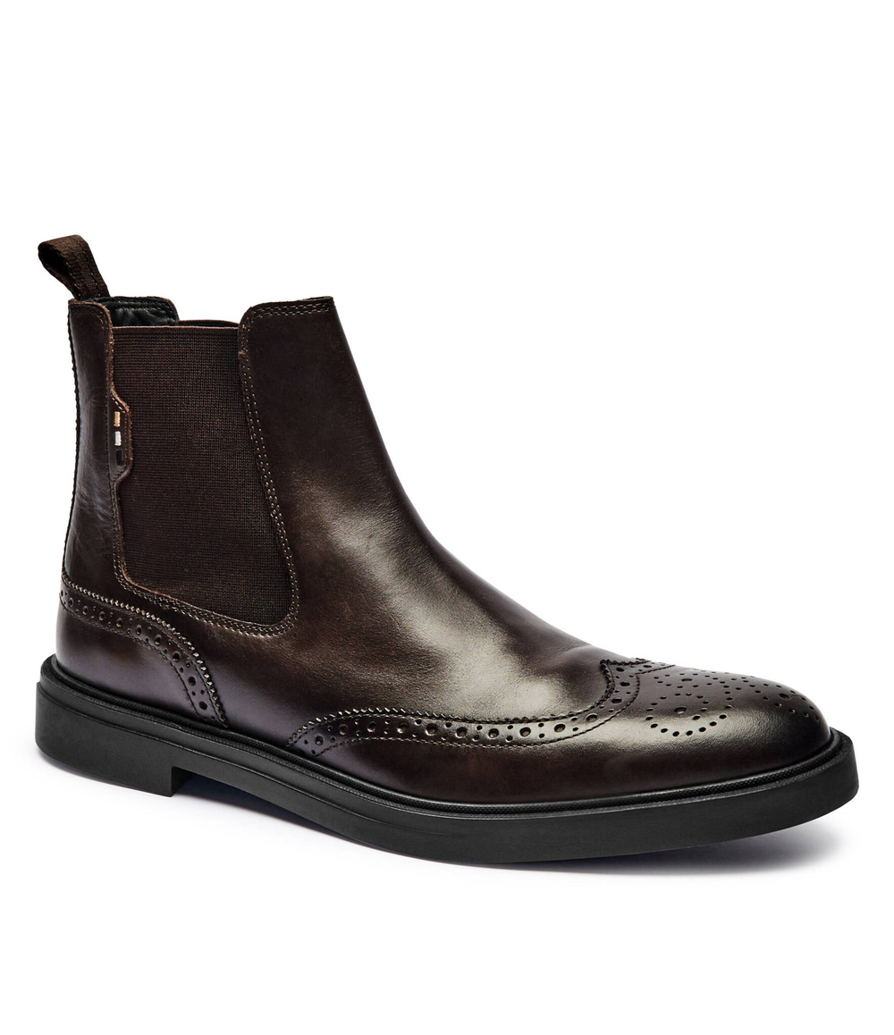 Кожаное челси Calev BOSS BLACK - коричневый(50529227)