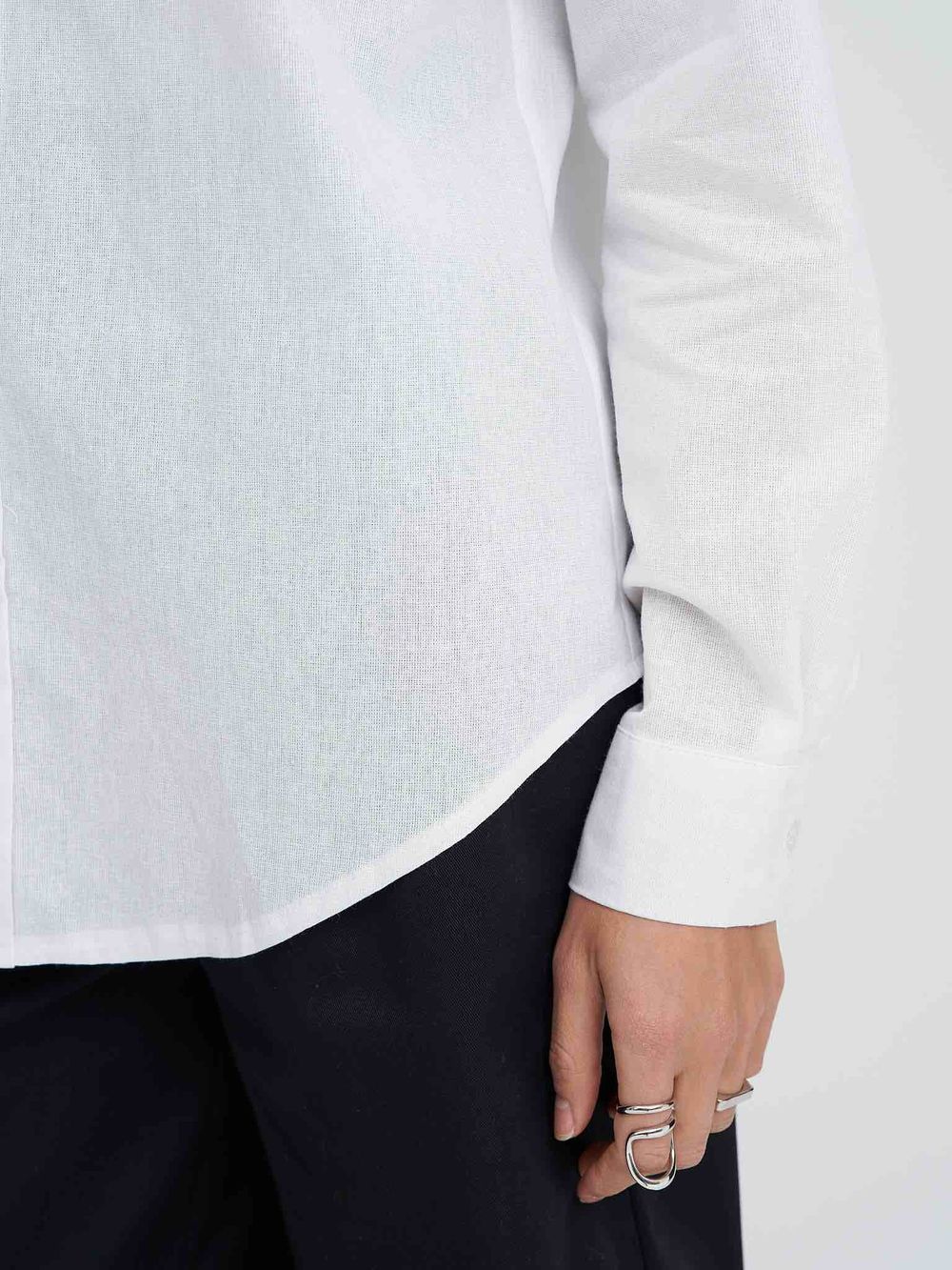 Рубашка Kefirmaykifer Тонкая белая