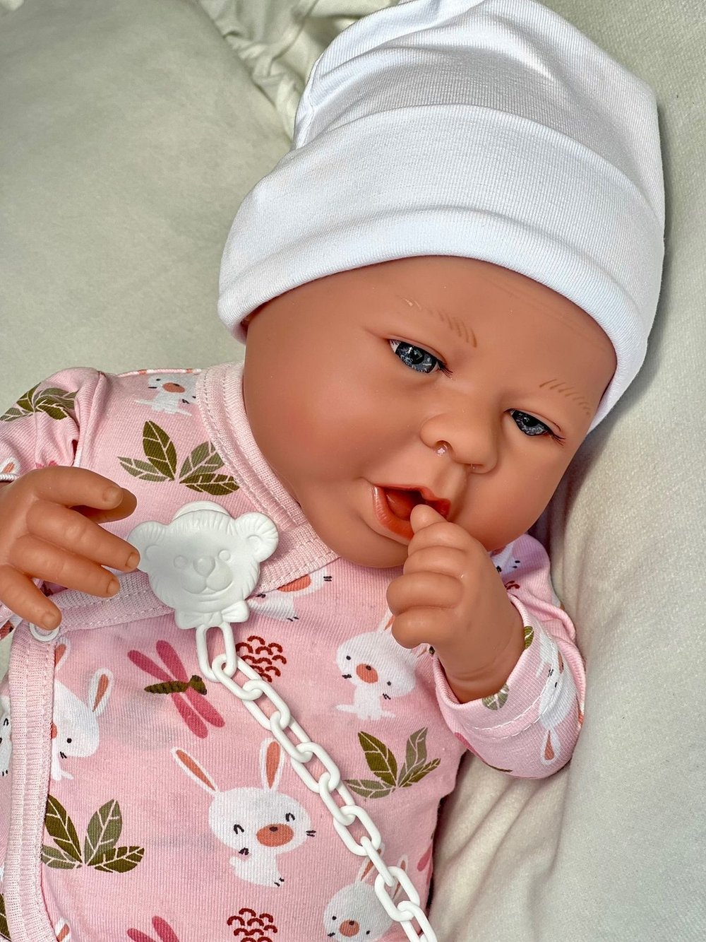 Кукла Реборн Marina and Pau 45cм Martina мягконабивная (M3138)