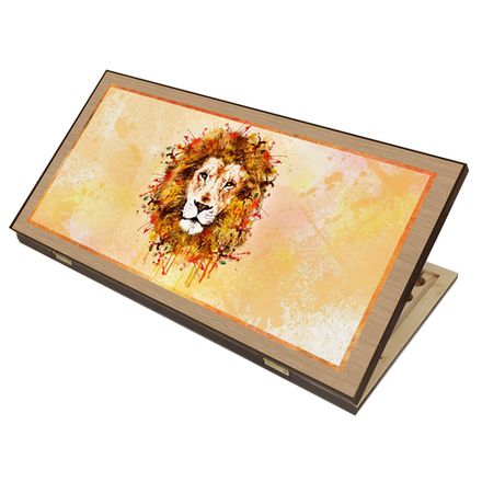 Нарды + Шашки Сирия Лев Нуво большие (Россия, дерево, 60 см), Partida