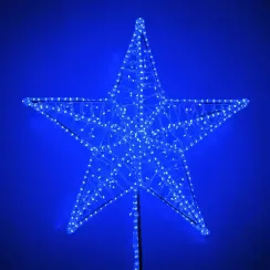 Макушка Кремлевская 200 см. для елей высотой от 15 до 30 м., синяя, Green Trees (krem-200blue)