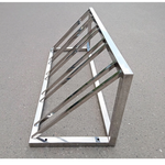 Велопарковка №71, на 5 мест, 1400*510*510 мм., из нержавеющей стали