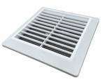 Решётка вентиляционная разъёмная с москитной сеткой 175х175 мм