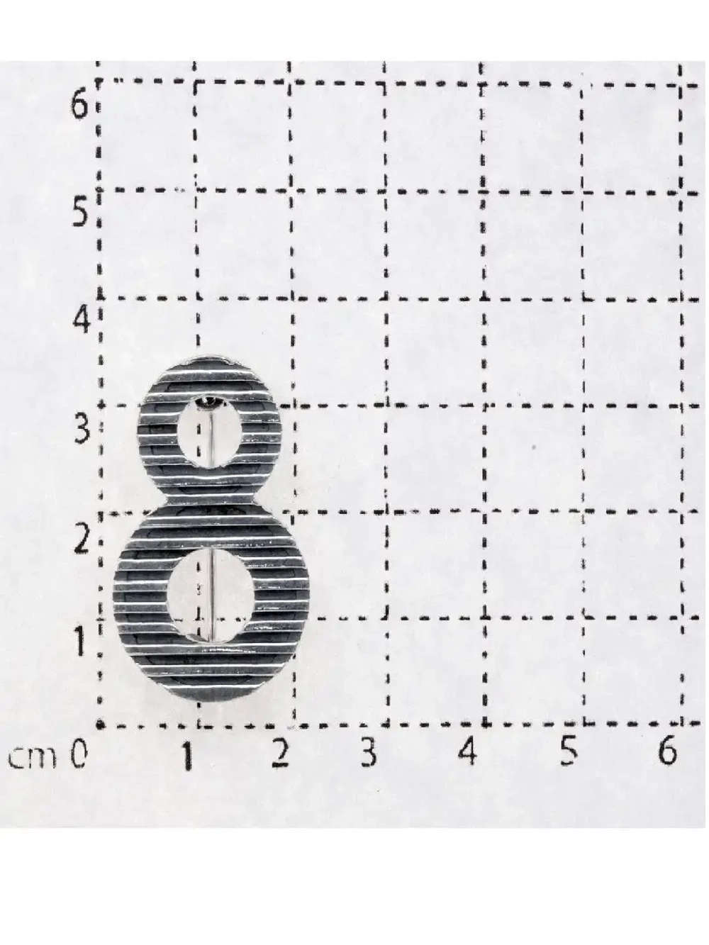 "Восемь" брошь из коллекции "Numerology"