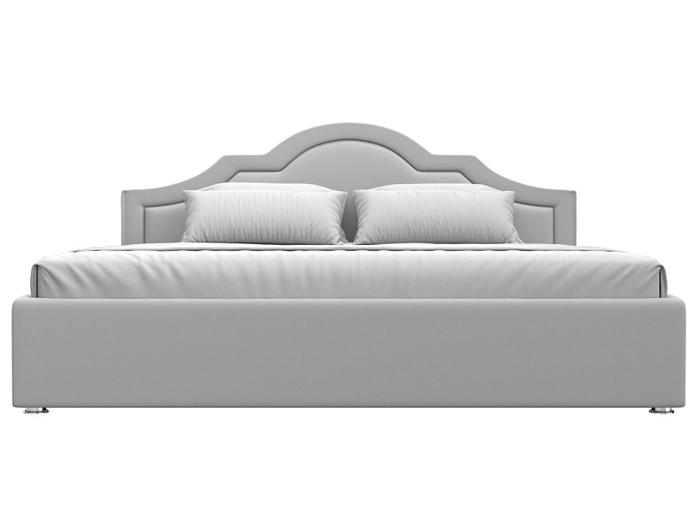 Кровать интерьерная Афина 200, Белый, Экокожа, 108339
