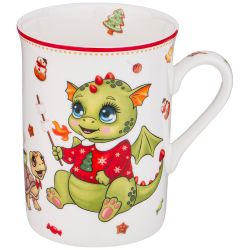 КРУЖКА LEFARD "С НОВЫМ ГОДОМ!" 300 МЛ (КОР=48ШТ.)