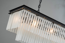 Люстра Odeon 10C/P black/frost