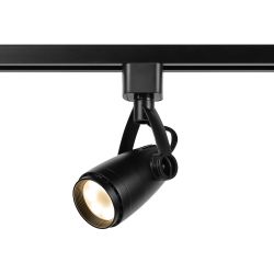 Трековый светильник однофазный ЭРА TR12-GU10 BK под лампу GU10 черный | Однофазные светильники под лампу