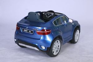 Детский электромобиль Joy Automatic BMW X6 синий фото №5