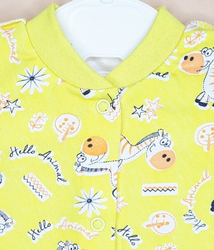 Боди Зебра (жёлтый)