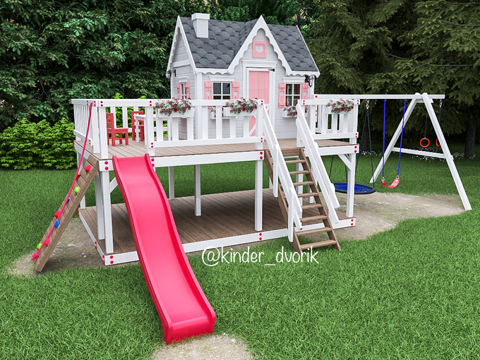 Домик Венди на платформе