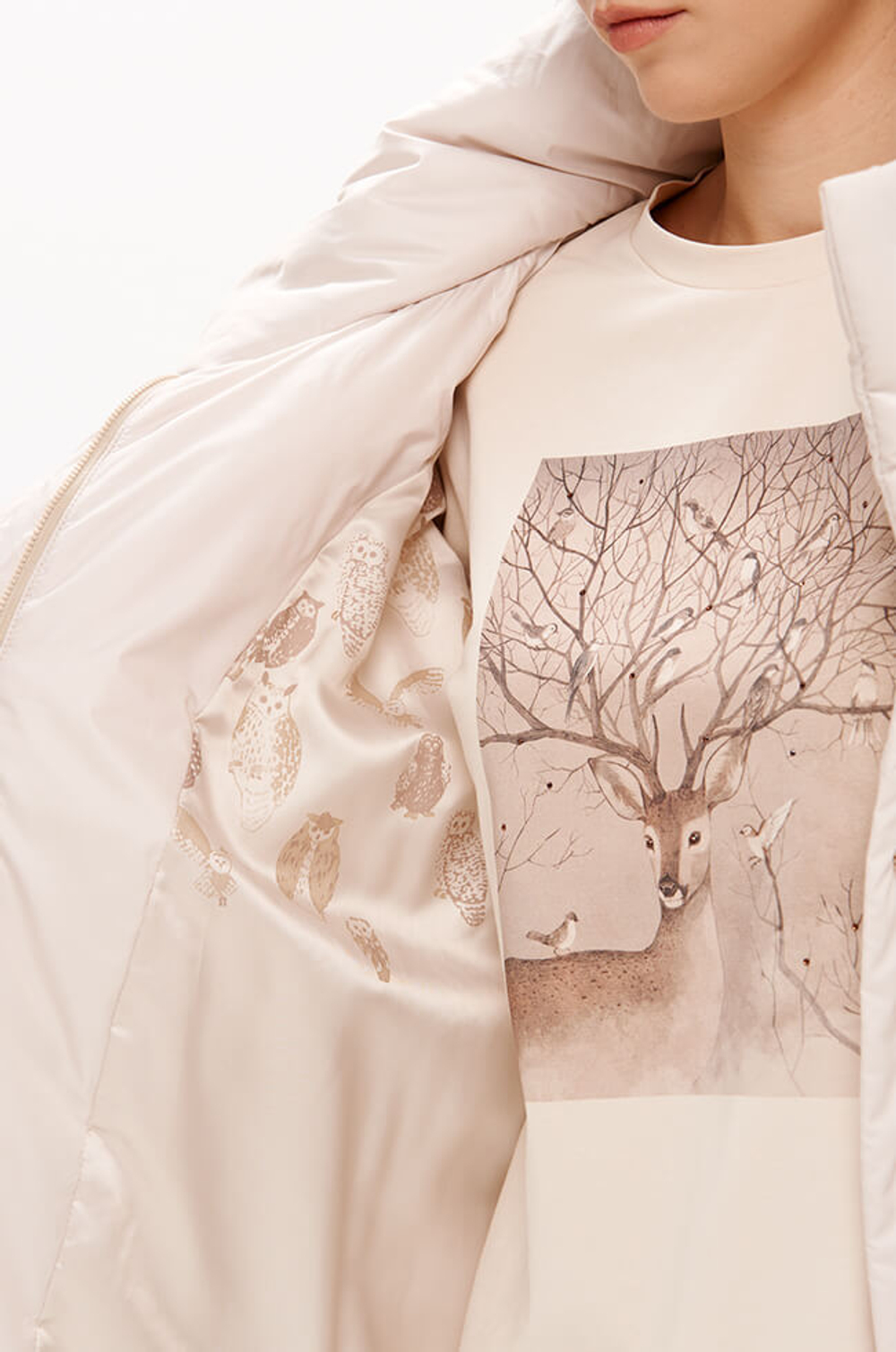 0114 Куртка женская (кремовый)