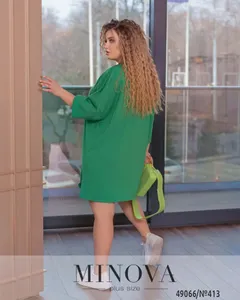 Футболка 413-зеленый Minova