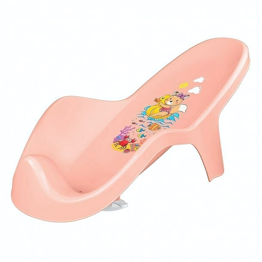 Горка для купания с декором светло-роз. (Бытпласт)