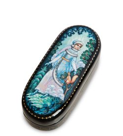 Народные промыслы ШК-30/ 43-A Шкатулка «Снегурочка» Ковалев И.