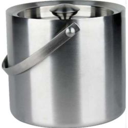 Емкость Ведро для льда 3 л d 18,5 см h17 см нерж. с крышкой P.L. - Kingtex