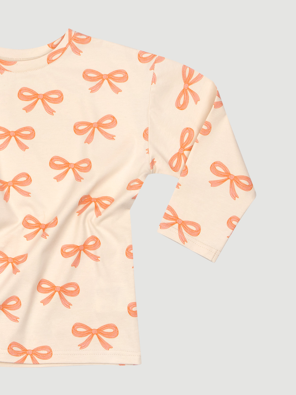 Лонгслив оверсайз Mjölk Бантики