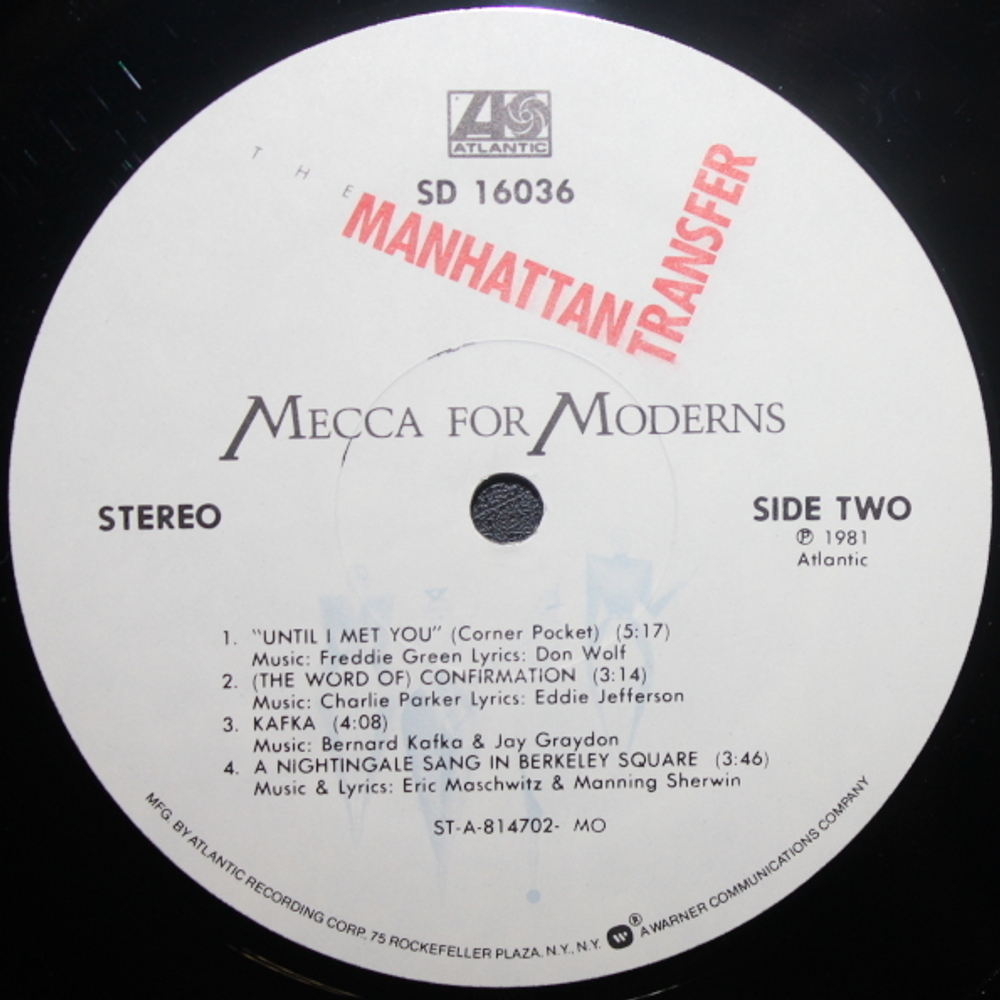 The Manhattan Transfer / Mecca For Moderns (LP)