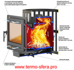 Печь ВЕЗУВИЙ Легенда Ковка 16 (505)