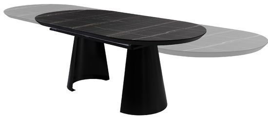 Capri Раздвижной обеденный стол с мраморной столешницей Испания 