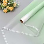 Пленка В рулоне 10 м х 58 см с двойной белой полосой (Зеленый)