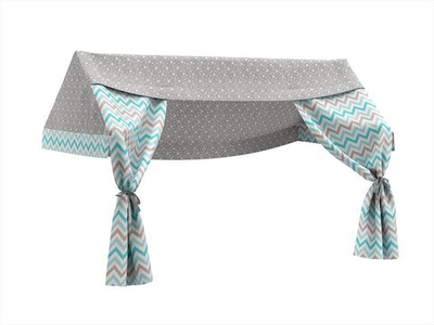 Балдахин для кровати Соня с надстройкой