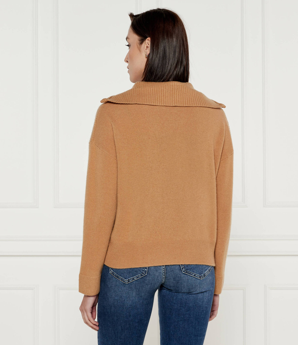 Шерстяной гольф Liu Jo - коричневый(WF4435 MS009)