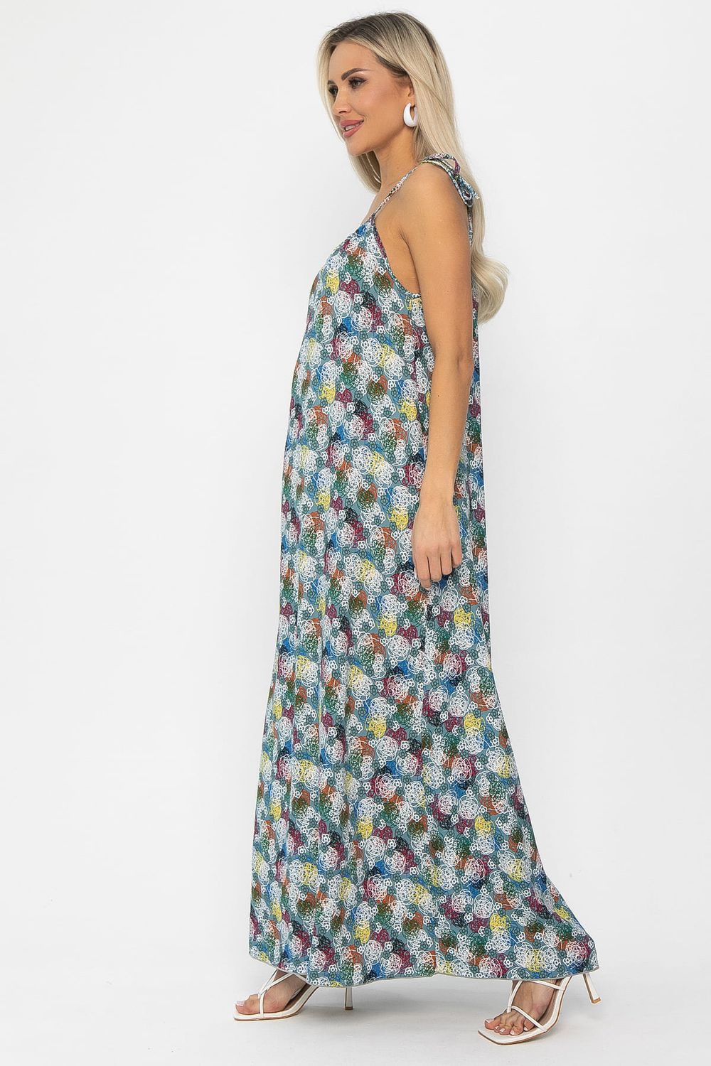 Платье Алиготе (серо-зеленое) П15783-12М LT Collection