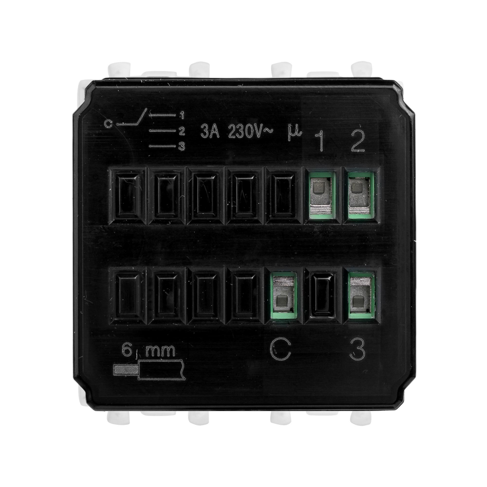 Механизм управления вентиляторами модульный, "Avanti", "Белое облако", 2модуля