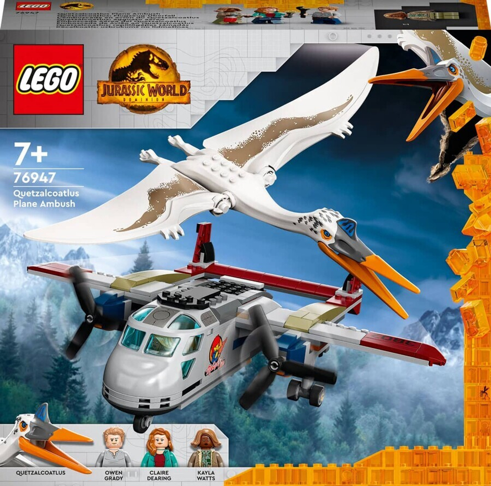 Конструктор LEGO Jurassic World 76947 Кетцалькоатль: нападение на самолёт