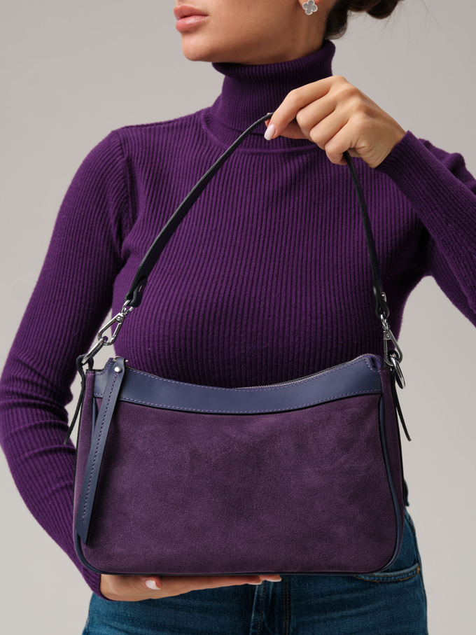 Сумка Azaro 30609 фиолетовый цветок