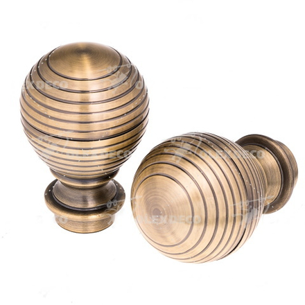 Наконечники "Торонто" d19 мм, цвет антик