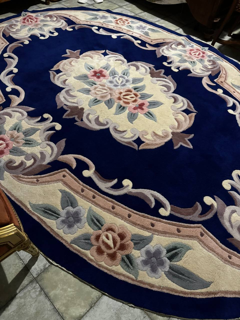 Ковер китайский овальный