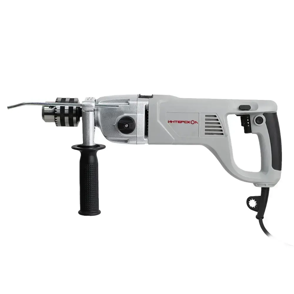 Ударная дрель ИНТЕРСКОЛ ДУ-22/1200ЭРП2, 1200 Вт, 2000 об/мин, 32000 уд/мин (330.1.0.00)