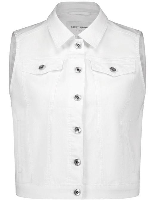 Джинсовый жилет из хлопка