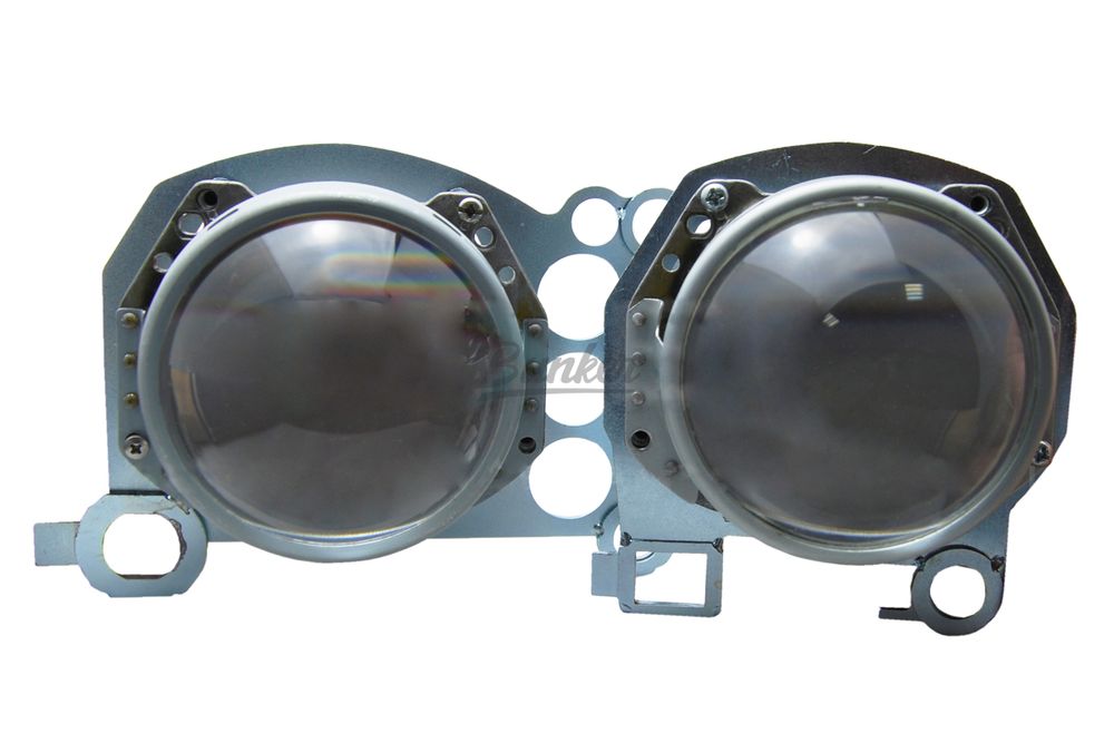 Переходные рамки BMW 3 F30 2015-2020 LED+доп. пара линз, под линзы Hella 3R, 5R
