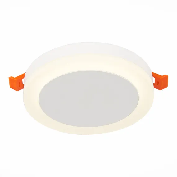 ST104.542.06 Светильник встраиваемый Белый LED 1*6W 4000K 468Lm Ra>80 120° IP20 D110xH20 170-240V Встраиваемые светильники
