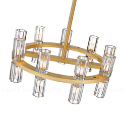 Люстра Cloyd RECOLE C18 / Ø55 см - латунь (арт.10463)