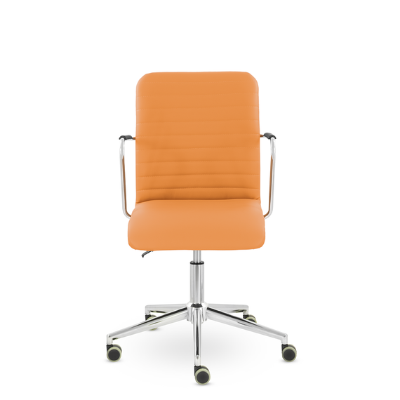 Кресло Честер GTР хром S-0432 (оранжевый)