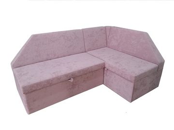 Диван кухонный угловой КЕННЕТ /2000*880*1340/ правый замша Federica Pebble