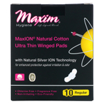 Maxim Hygiene Products, ультратонкие прокладки с крылышками, с технологией Natural Silver ION, обычные, 10 шт.