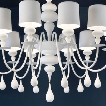 Люстра EVA S 10 by Masiero черная