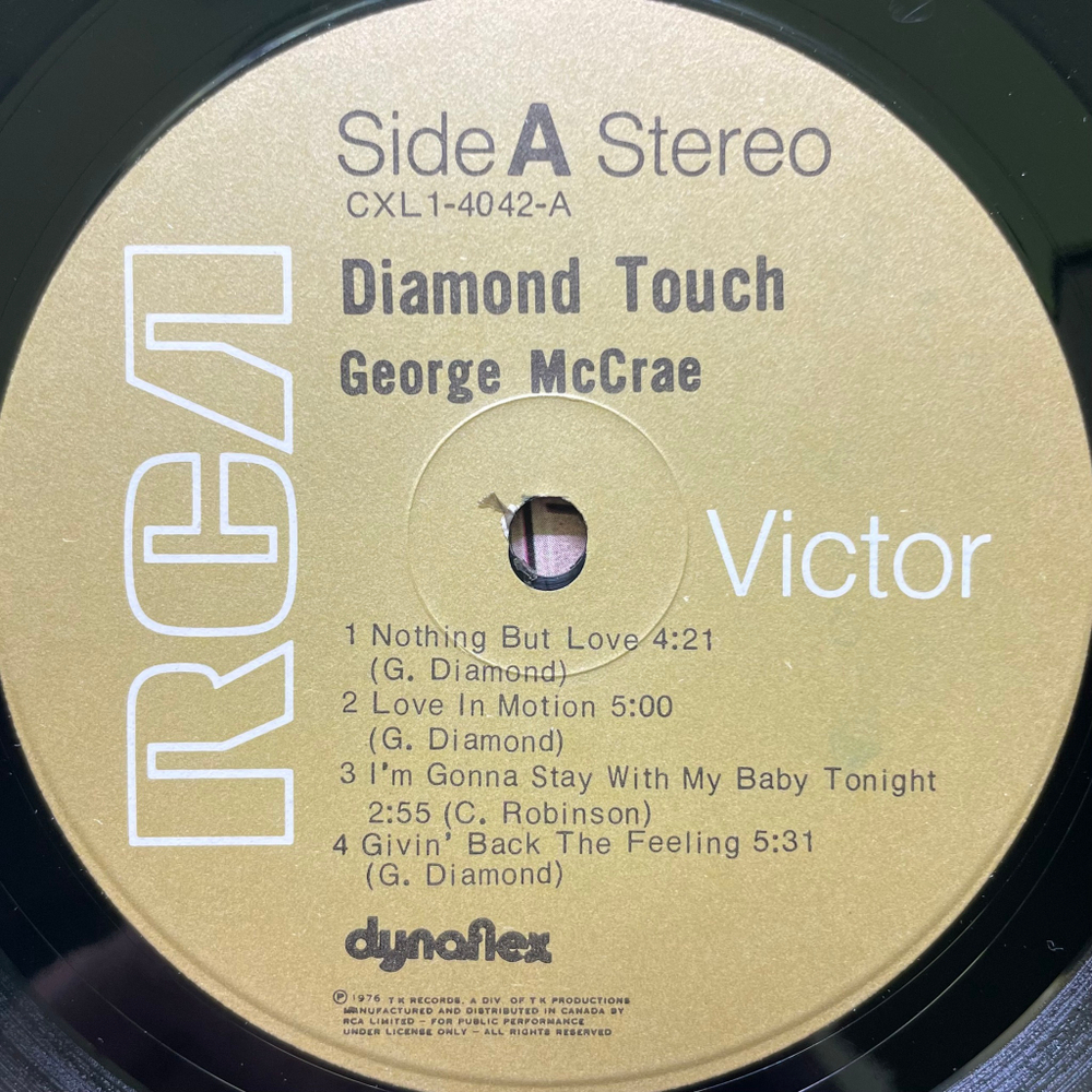 George McCrae ‎– Diamond Touch (Канада 1976г.)