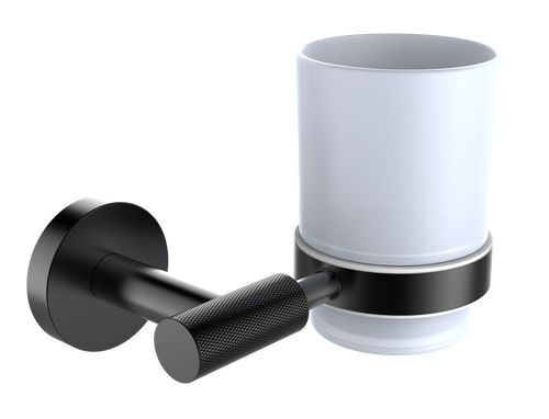 5505-C Стакан нас., стеклянная (ЧЕРНЫЙ) ViEiR  (24/1шт)