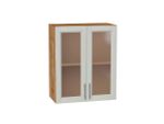 Шкаф верхний с 2-мя остекленными дверцами Сканди