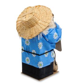 Народные промыслы DO-118 Домовой-копилка Кузя с перцем и бутылкой - Вариант A