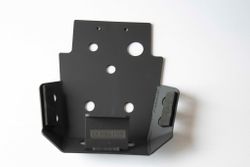 Skid Plate for Honda CRF250RALLY (2017-2020). YAMOTO. Aluminium, 4mm. V1.4 BLACK color