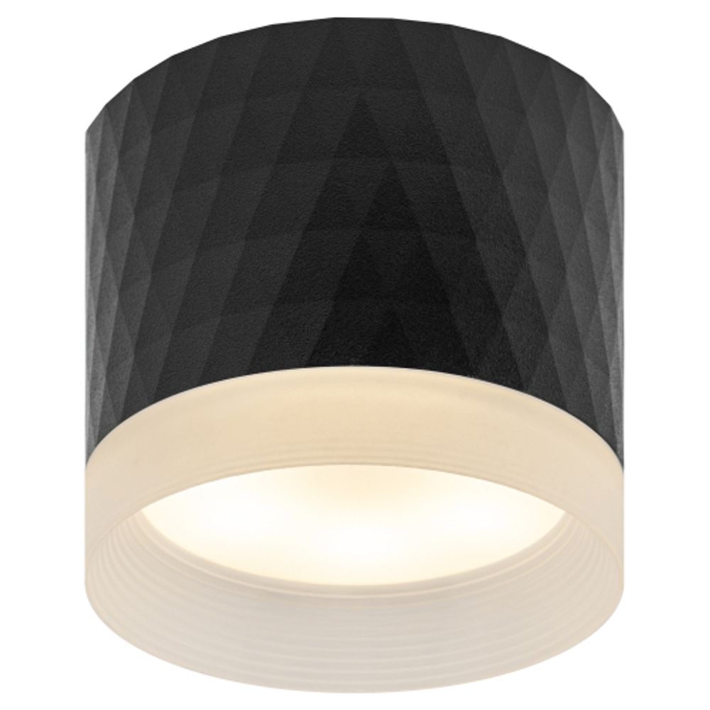 Светильник настенно-потолочный спот ЭРА OL37 BK под GX53 IP20 черный | Накладные светильники