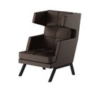 Мягкое кресло с высокой спинкой с декором из пуговиц ALDB-01 АЛДО